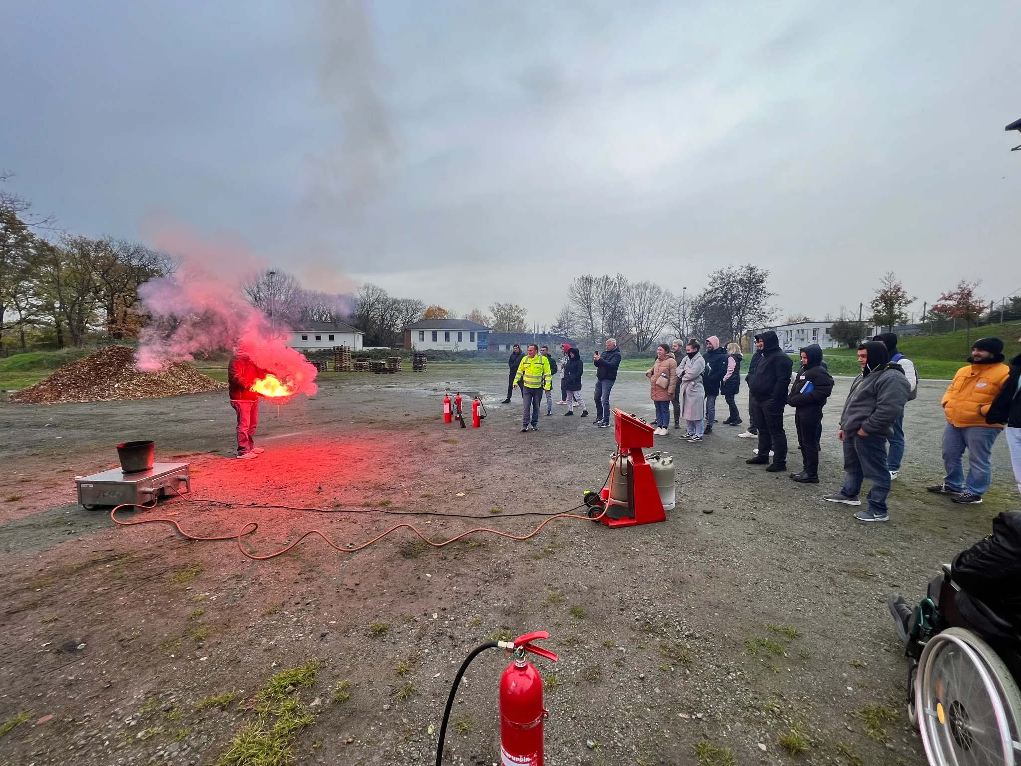 Praktisches Löschtraining